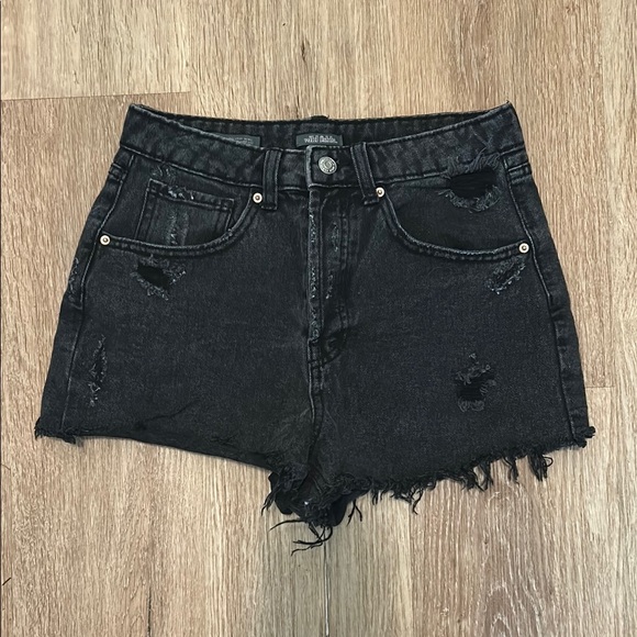 wild fable Pants - Wild Fable Black Distressed Jean Shorts